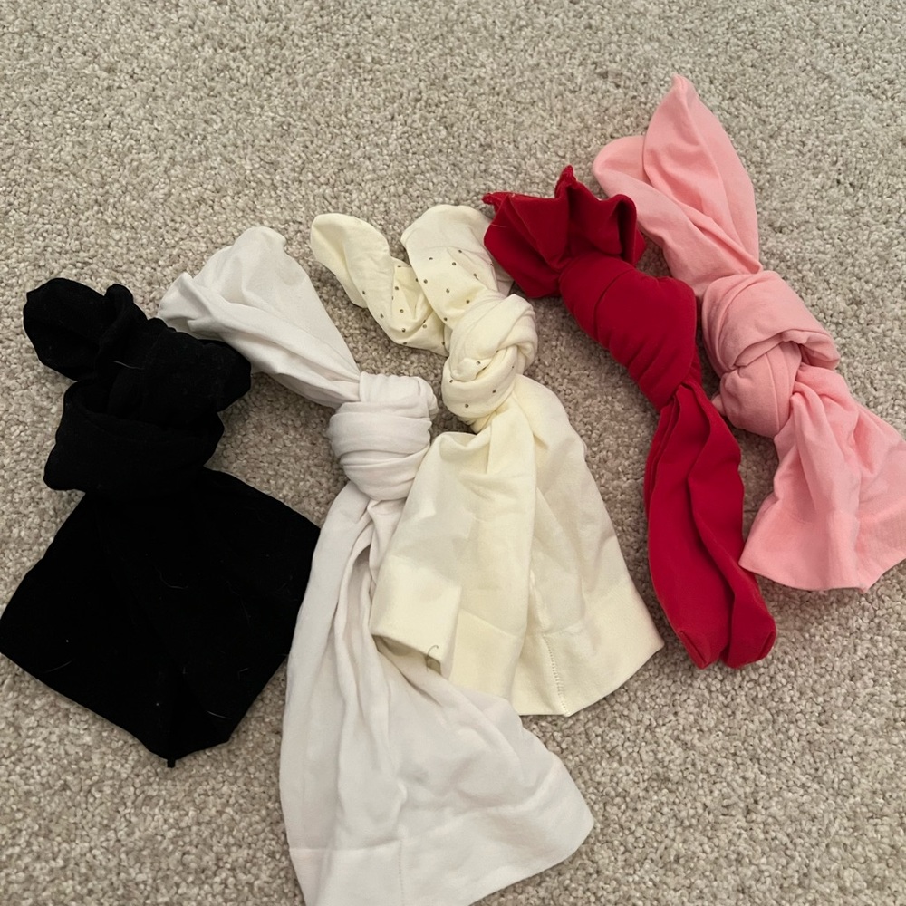 5 pair of baby girl panty hose tights 12-24M